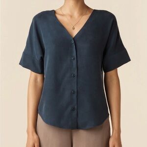 VETTA THE GIRLFRIEND CAPSULE SHIRT NAVY- S